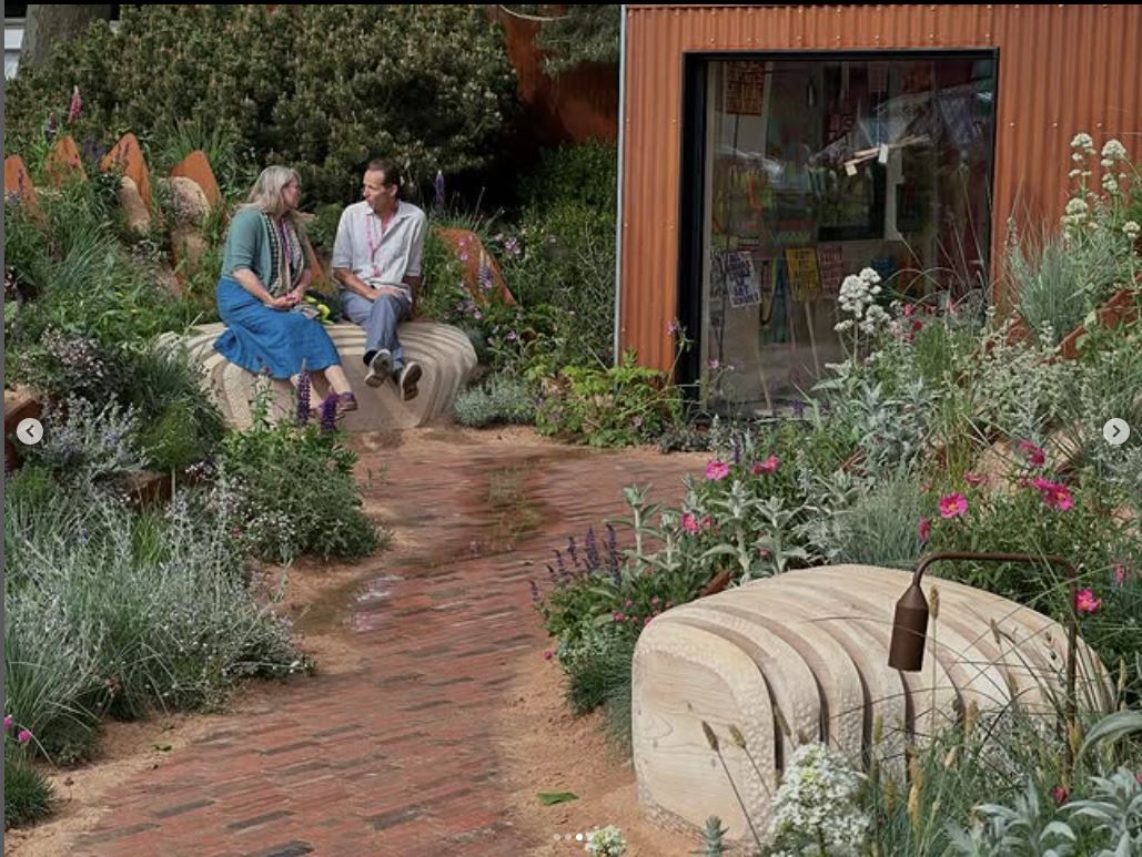 Hosptalfields Garden for RHS Chelsea, view from front